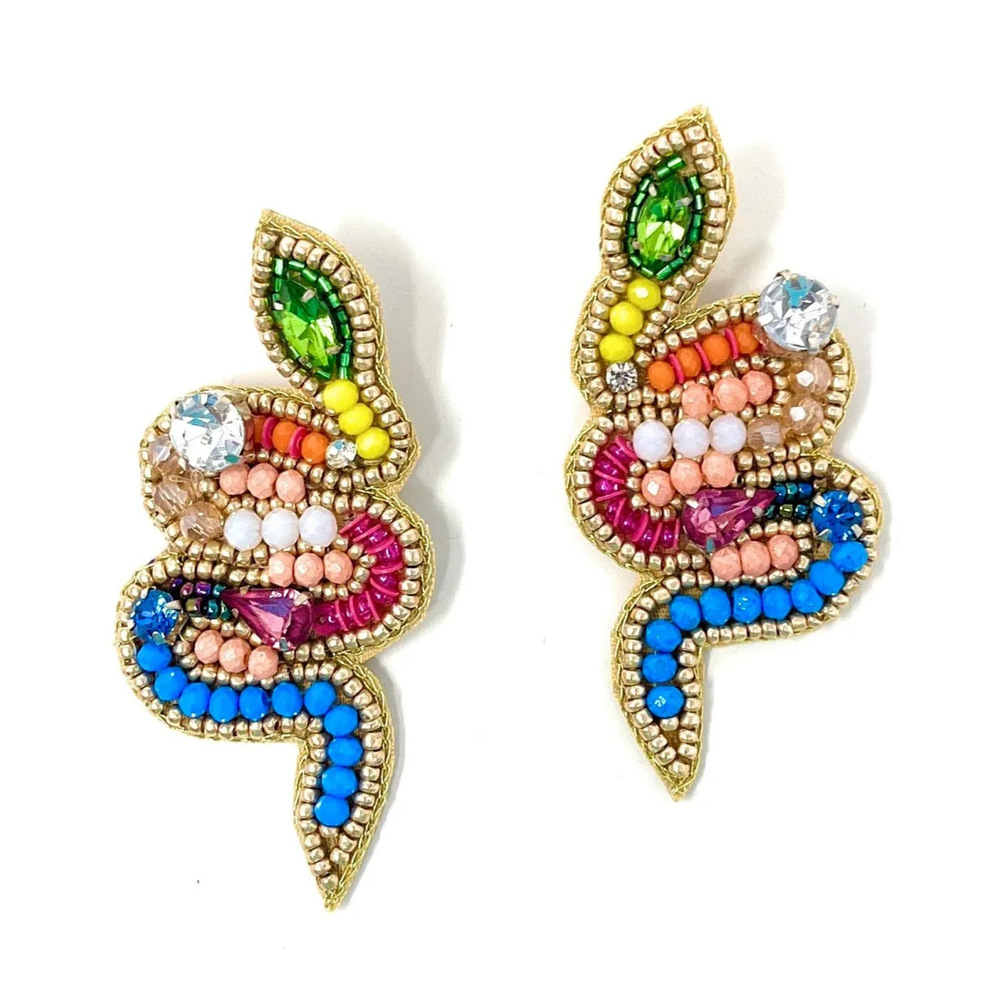 Snake Beaded Earrings