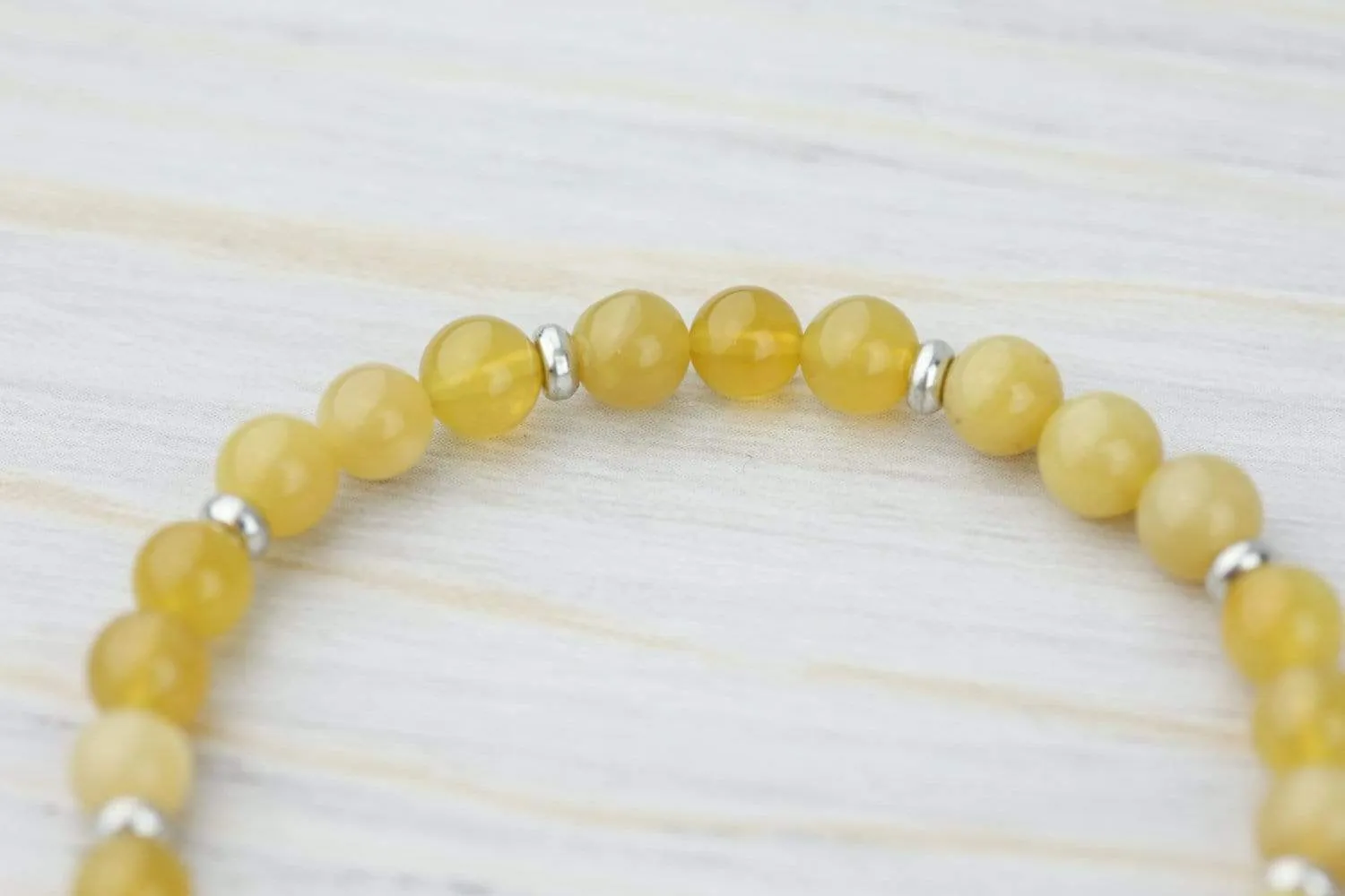 Solar Plexus Chakra Yellow Opal Bracelet