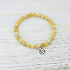 Solar Plexus Chakra Yellow Opal Bracelet