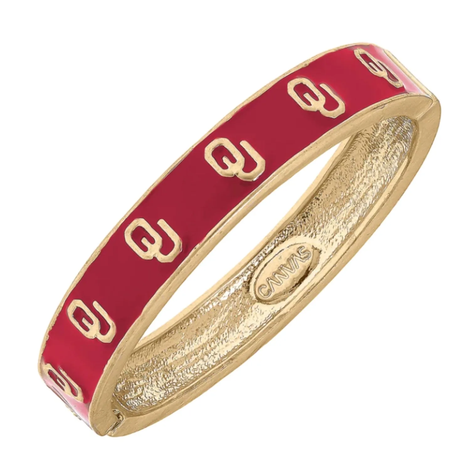 Sooners OU Hinge Bangle