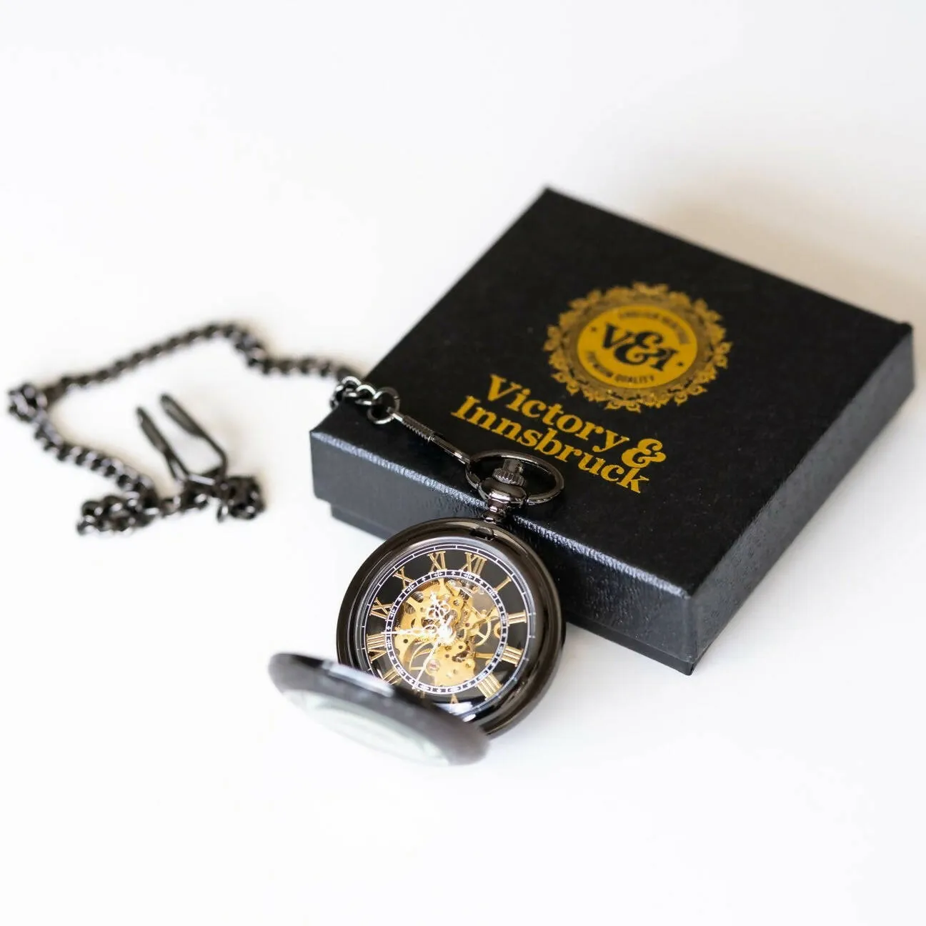 Steampunk / Skeleton / Double Hunter Pocket Watches (Available in multiple styles/colours)