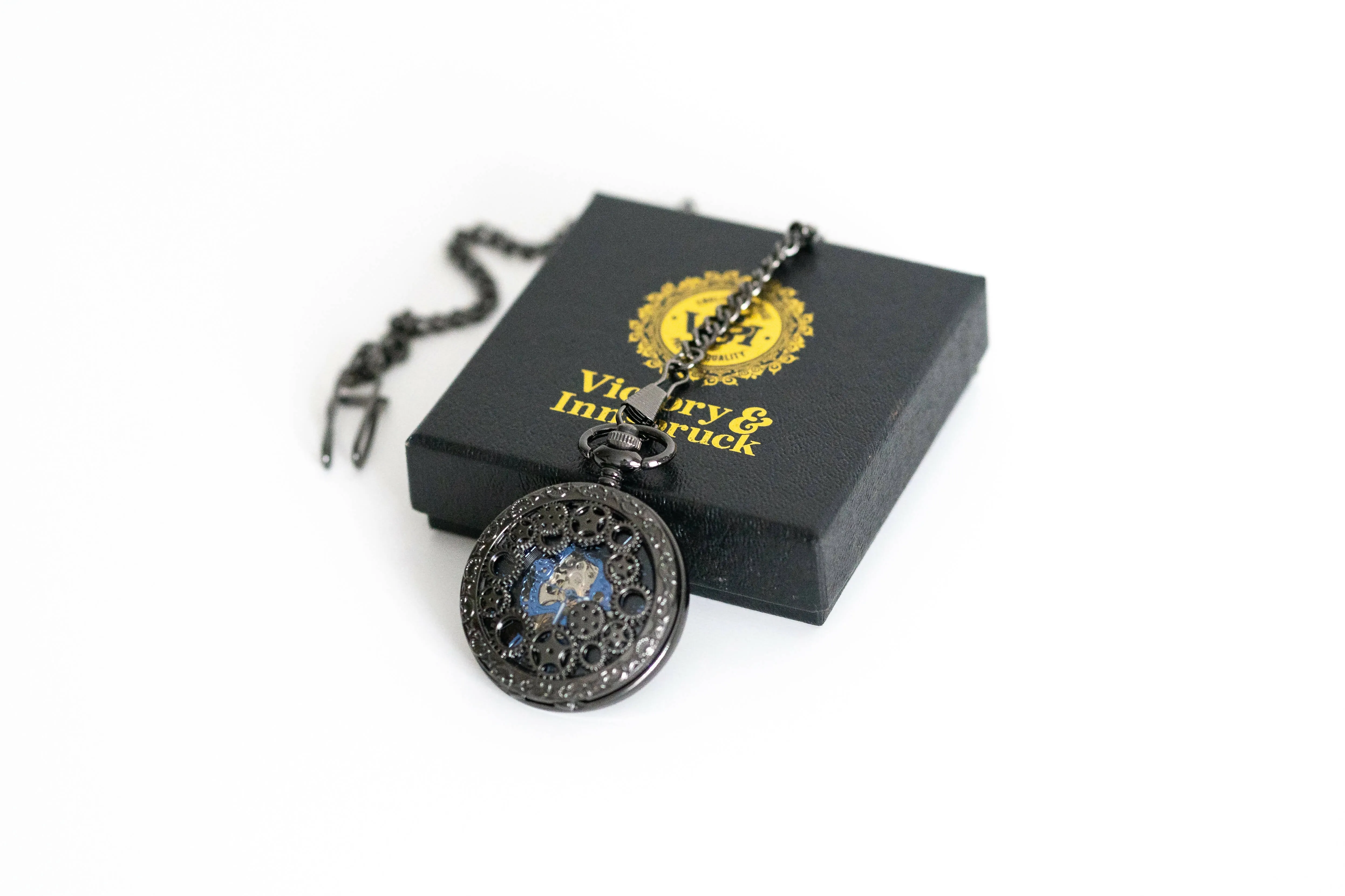 Steampunk / Skeleton / Double Hunter Pocket Watches (Available in multiple styles/colours)