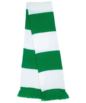 Team scarf | Kelly Green/White