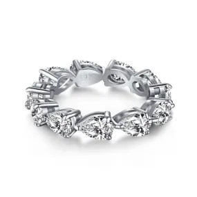 Terina Pear Cut Eternity Ring