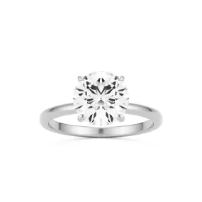 The Four Prong Round Solitaire