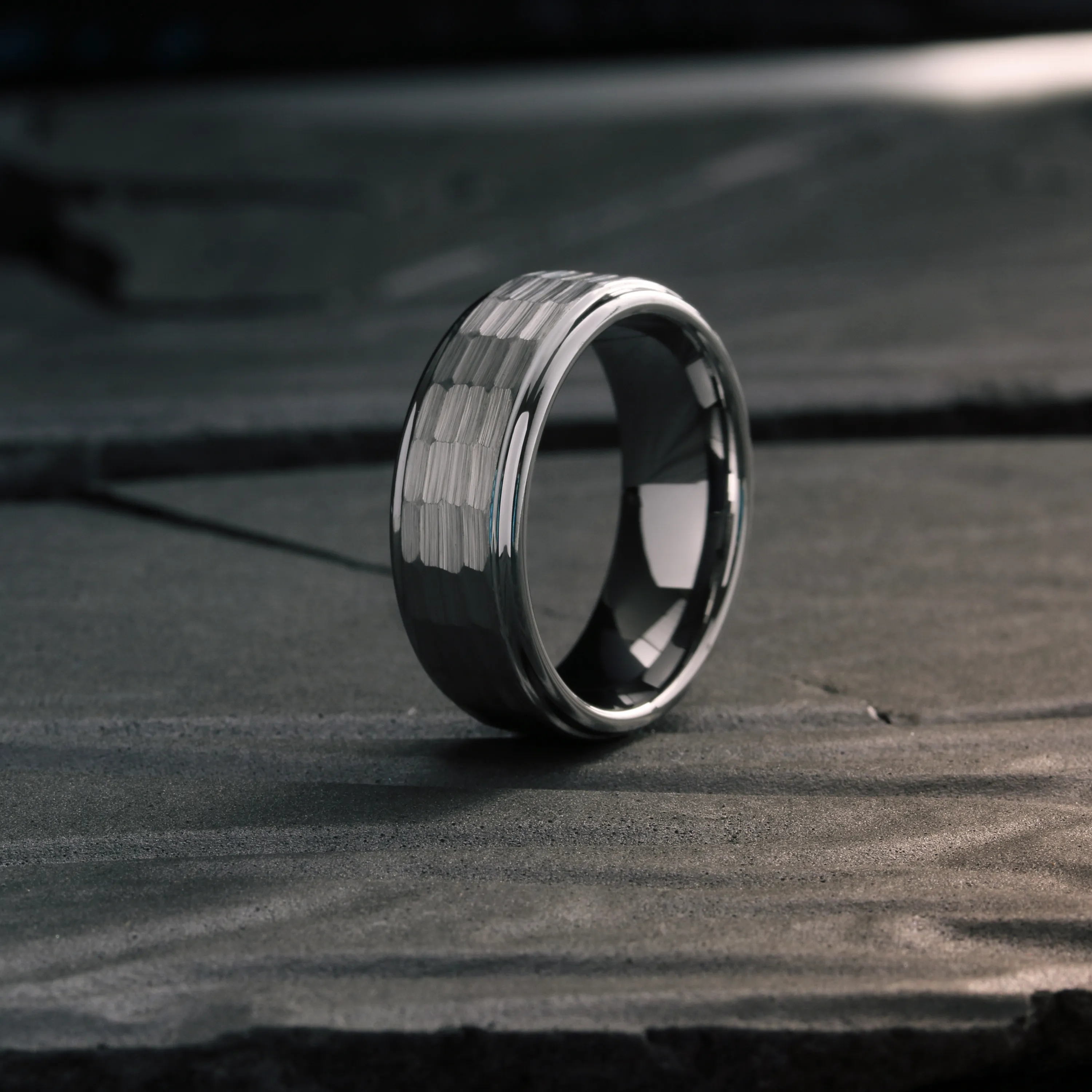 The Hammered Wedding Ring