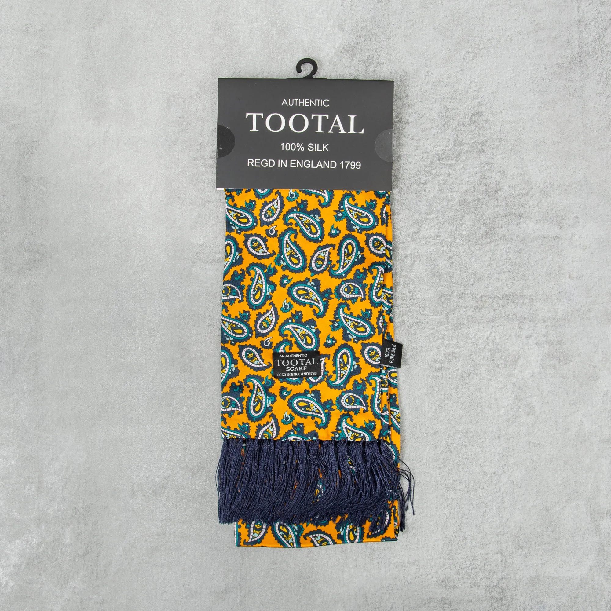 Tootal TV 4912 054 Silk Scarf - Golden Brone