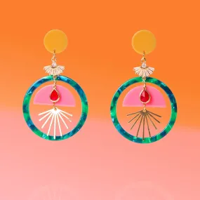 Tropic Glam Hoops