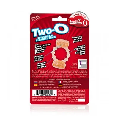 Two-O Double Vibrating Cock Ring