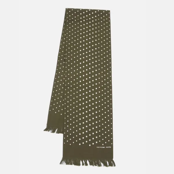 Universal Works Short Dot Scarf - Olive