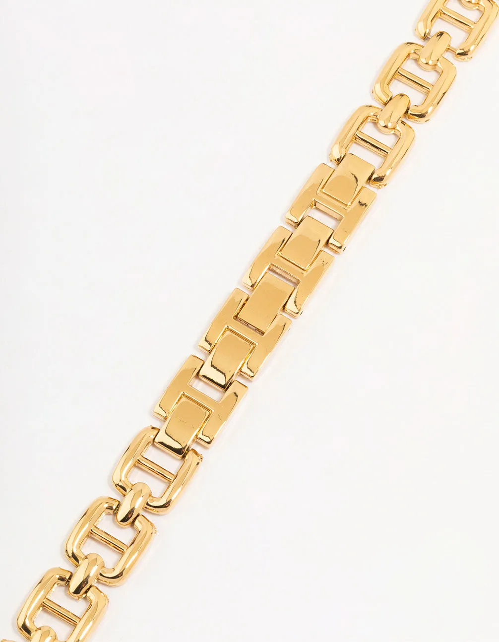 Vintage Gold Chain Watch Strap 42/44/45 mm