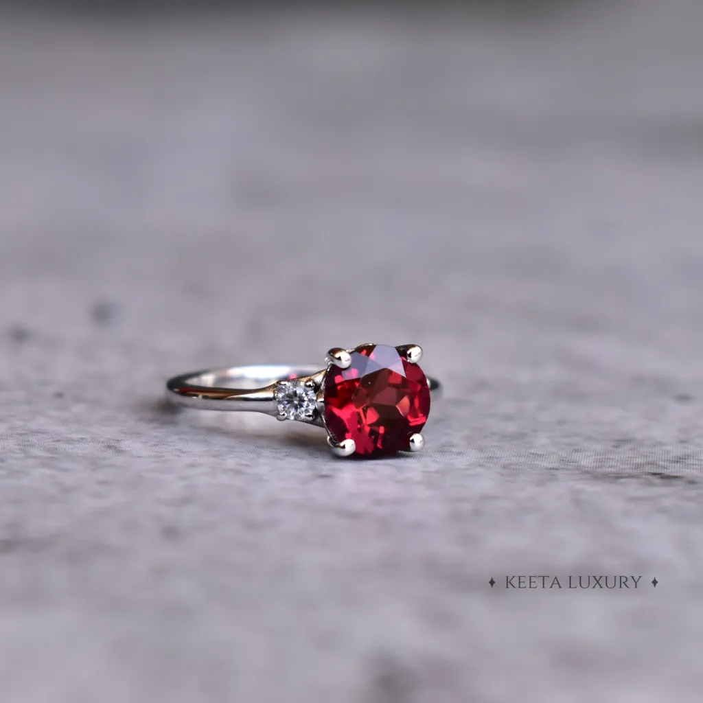 Vintage Royalty - Garnet Ring