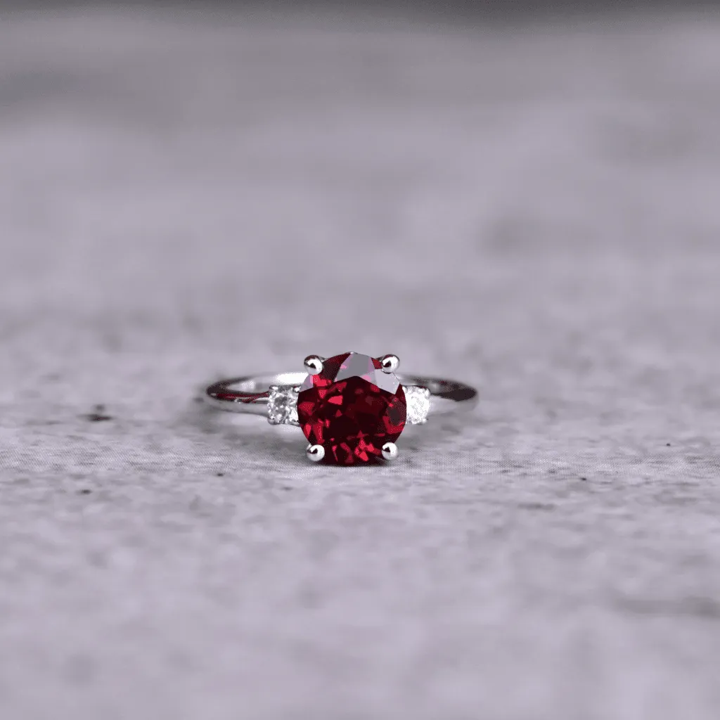 Vintage Royalty - Garnet Ring