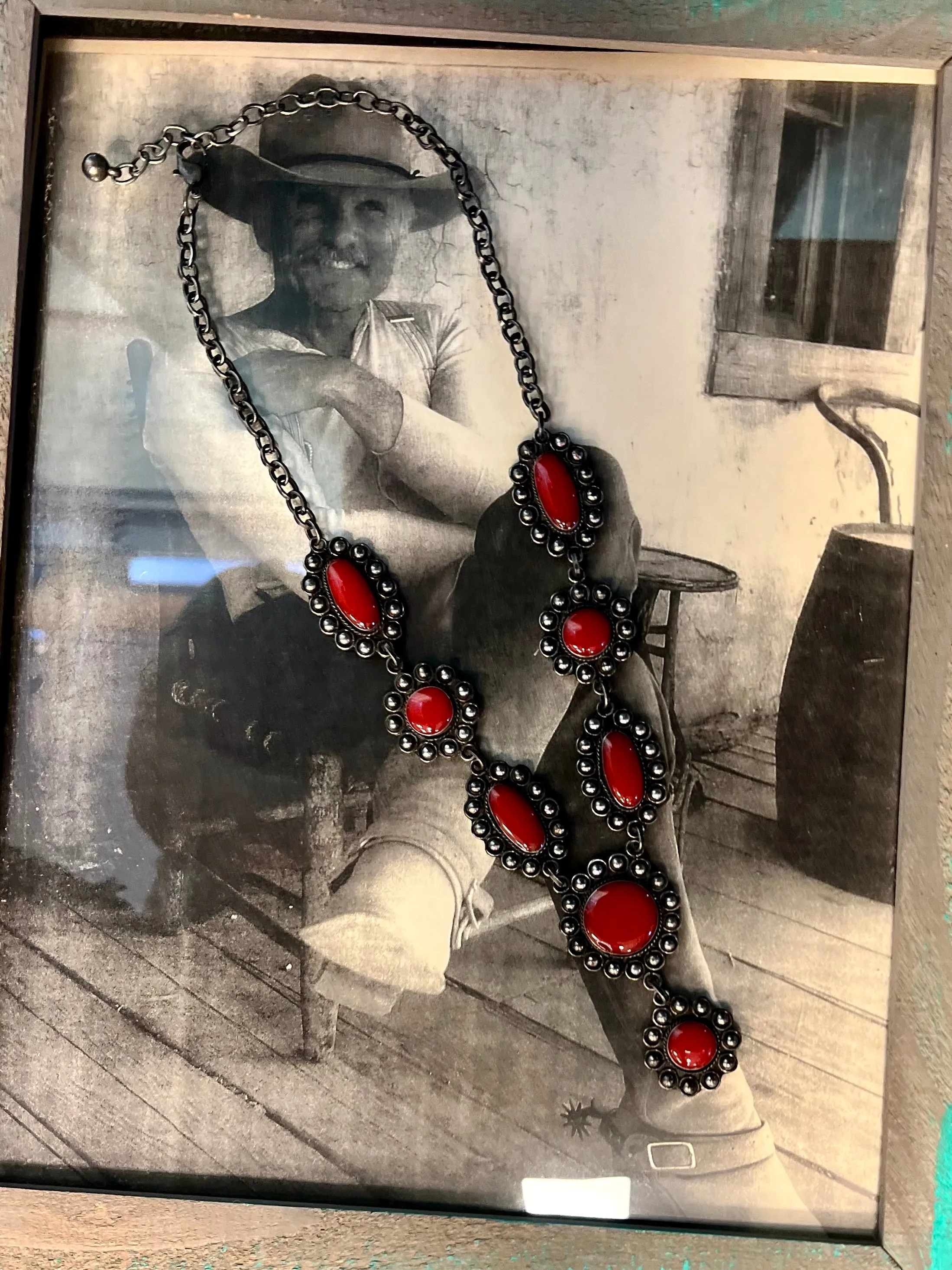 Vintage Ruby Necklace