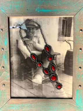 Vintage Ruby Necklace