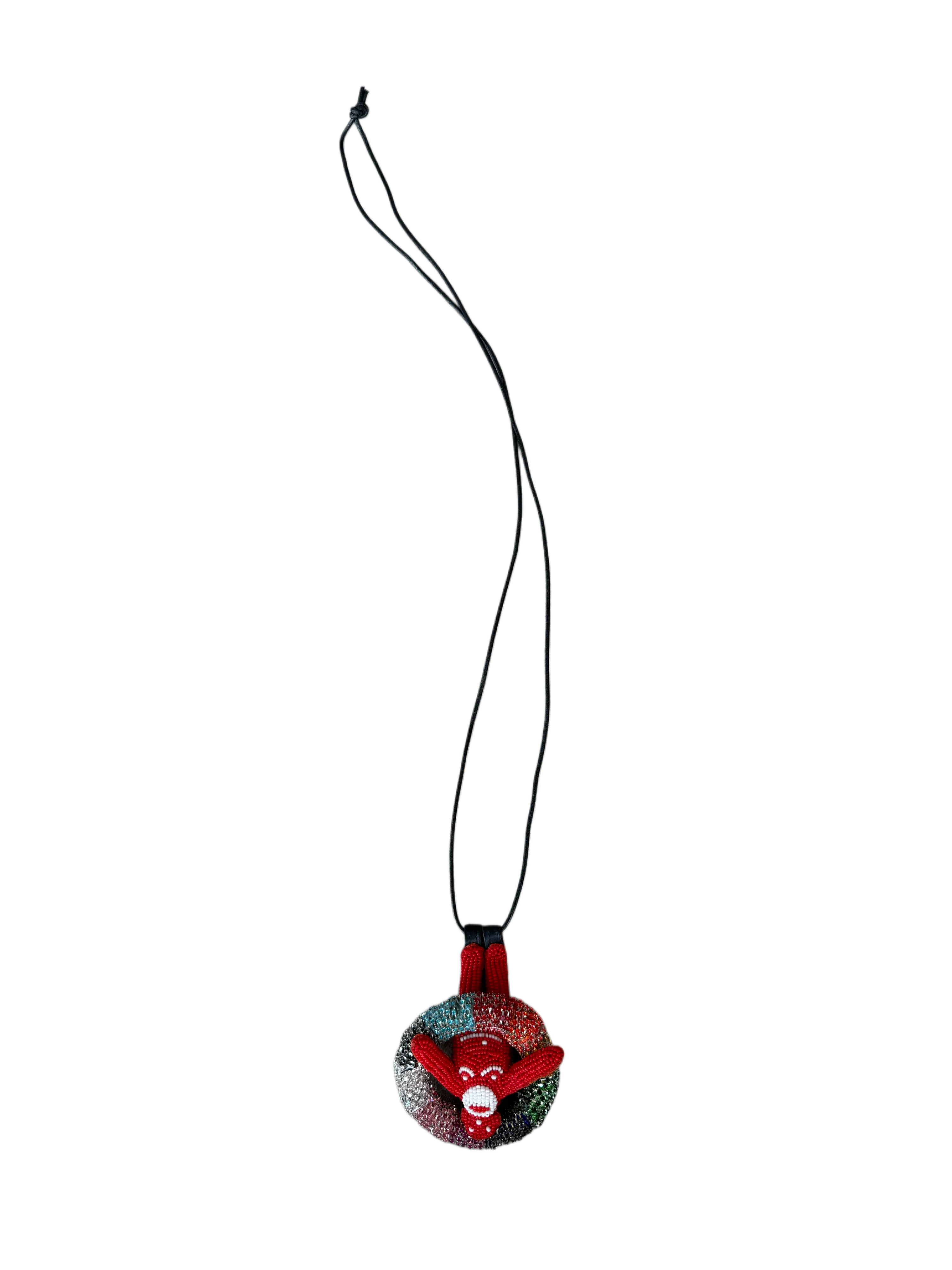 Walter Van Beirendonck Diamond Hole Necklace Multi-color