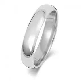 Wedding Band 18K Trad Court 4mm Wedding  Ring WQ164WL