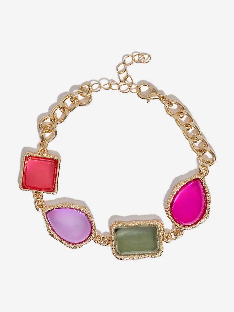 Westside Accessories Multicolour Gemstones Bracelet